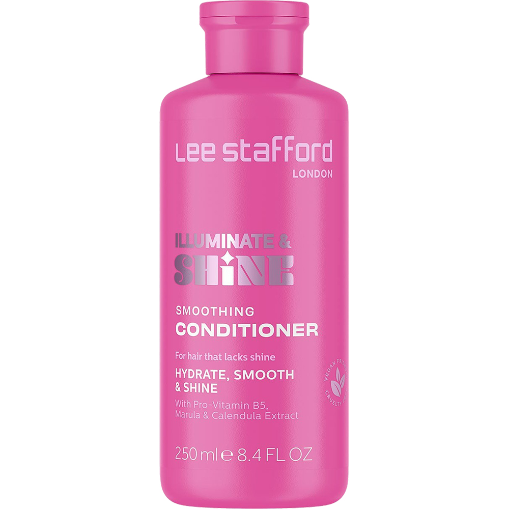 Lee Stafford Illuminate & Shine Smoothing Conditioner – Balsam pentru strălucire intensă, 250 ml