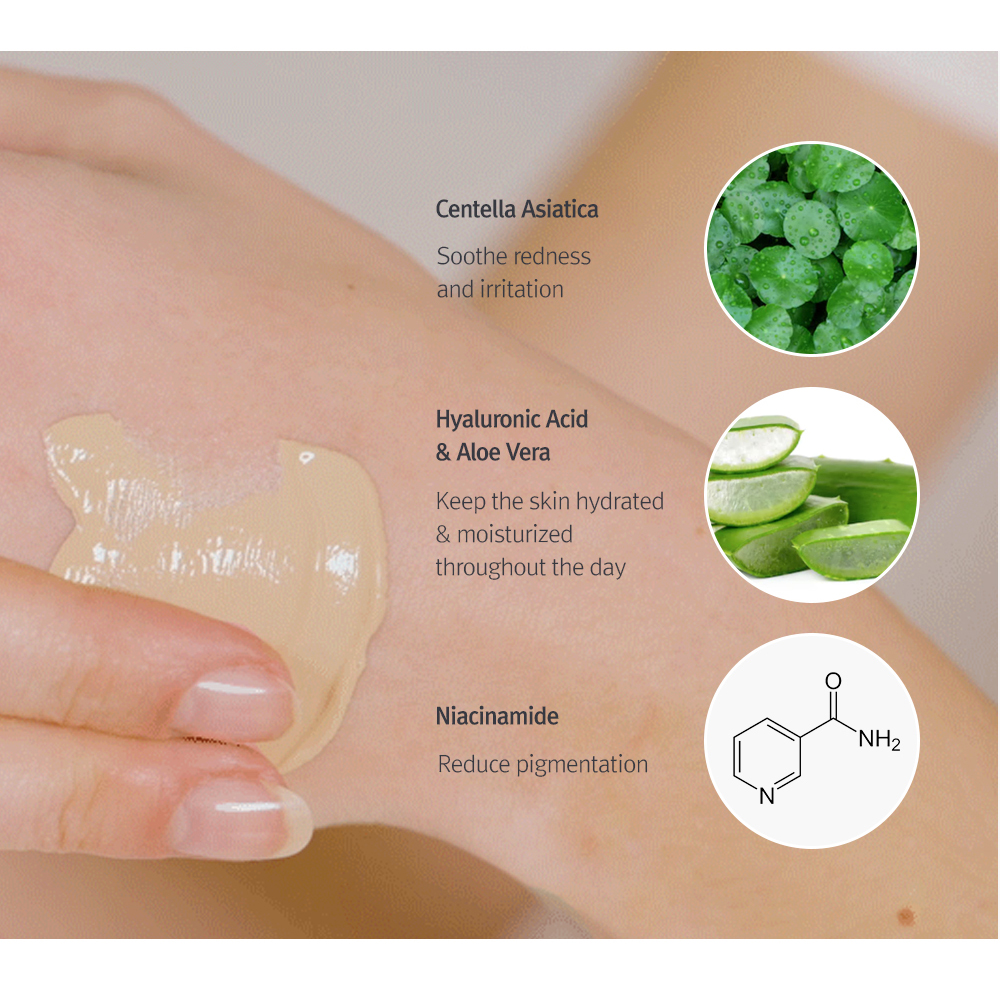 Dear Klairs Illuminating Supple Crema BB Uniformizanta SPF 40 Natural Beige - Hidratare Intensa si Protectie UV, 40ml