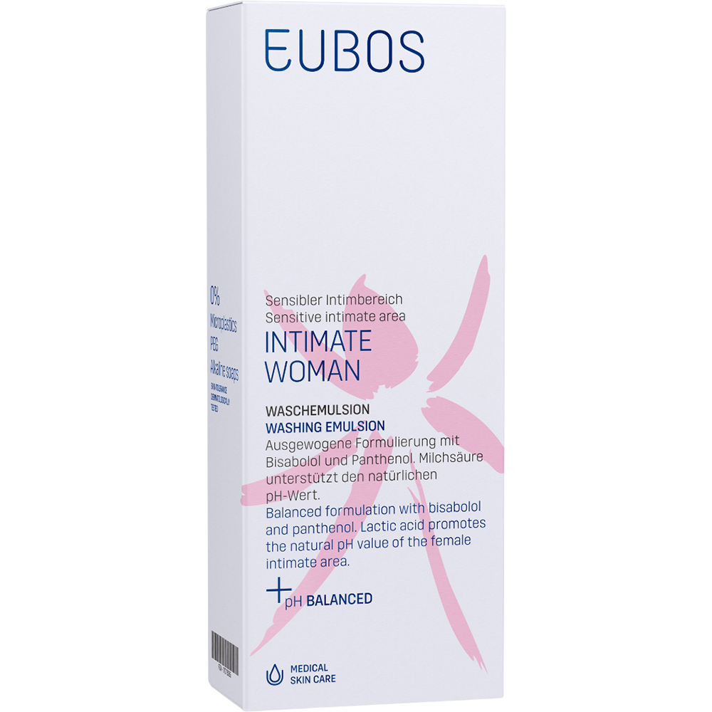 EUBOS Intimate Woman Washing Emulsion gel - curatare si hidratare, 200 ml