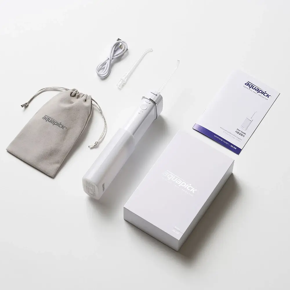 Aq-208 irigator bucal profesional portabil alb