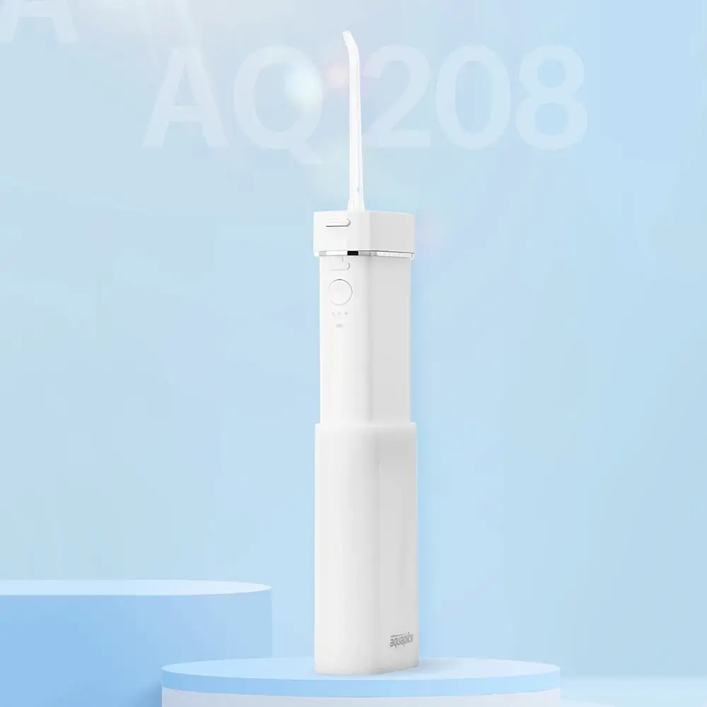 Aq-208 irigator bucal profesional portabil alb