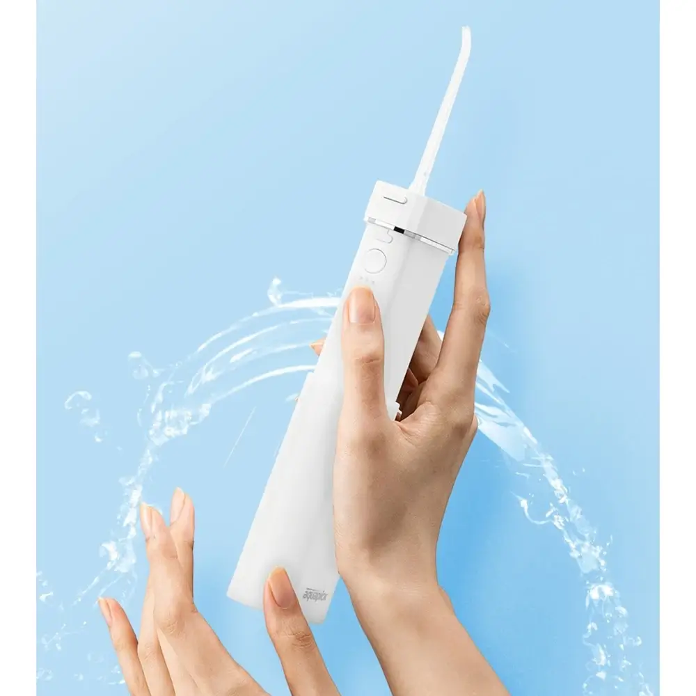Aq-208 irigator bucal profesional portabil alb