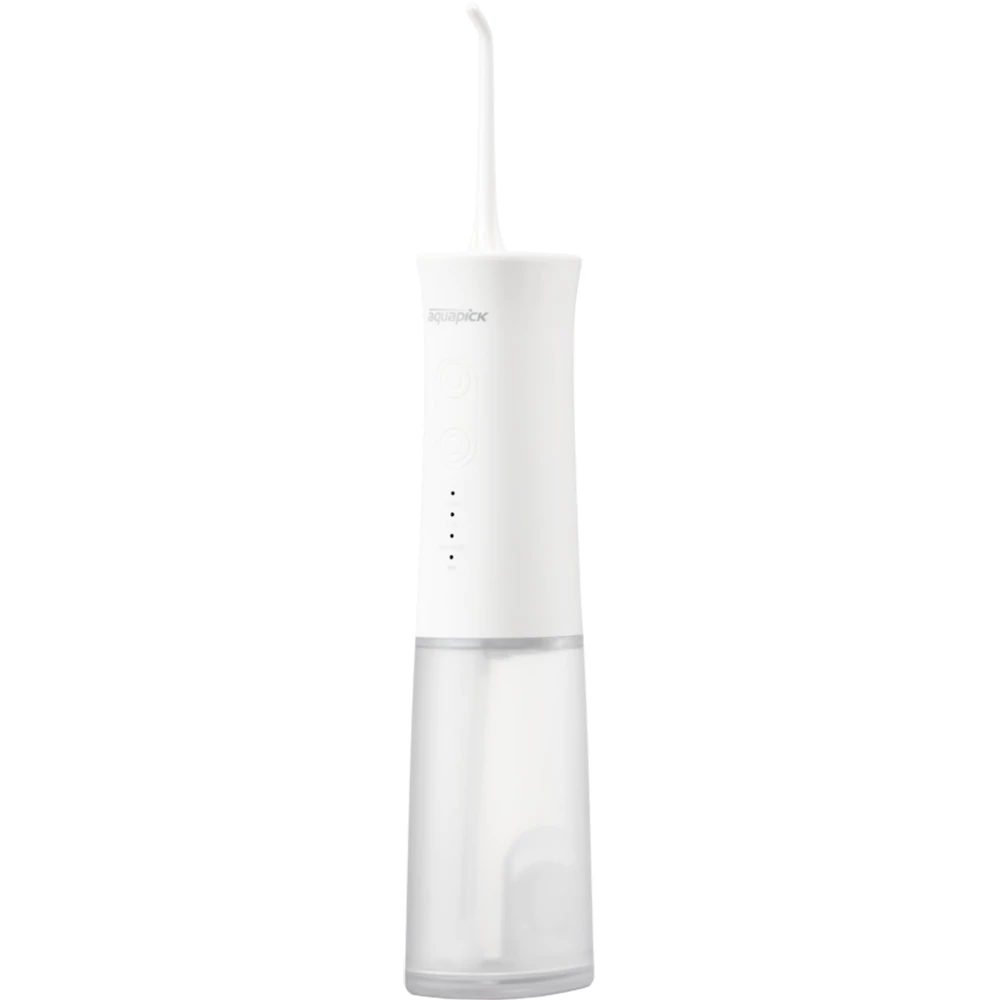 Aquapick AQ-205 Irigator Bucal Profesional Portabil – Duș Bucal Compact pentru Igienă Orală Zilnică, culoare alb 