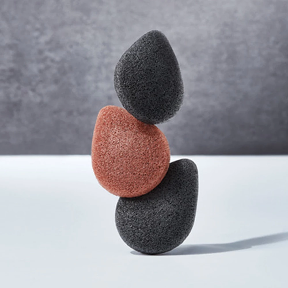 JEJU Volcanic Scoria Konjac Burete pentru fata