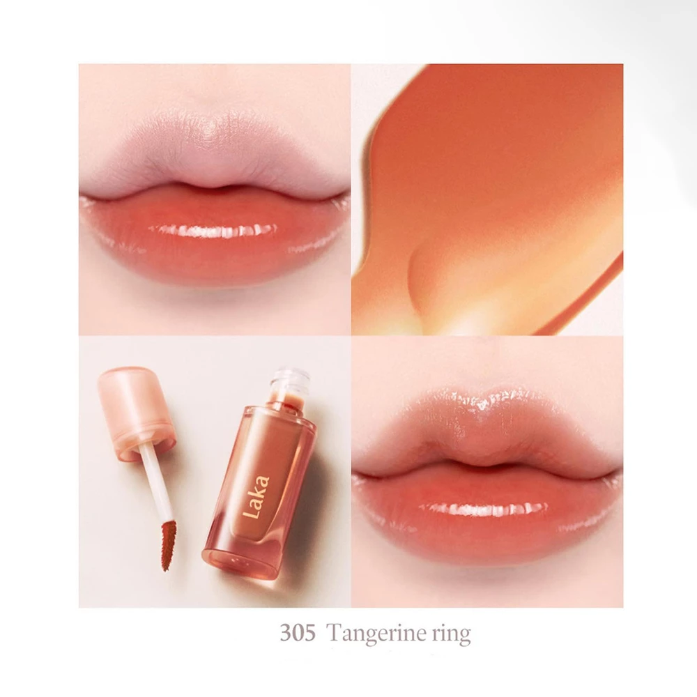 LAKA Jelling Nude Gloss luciu de buze 305 Tangering Ring - volum si protectie, 4.5 gr