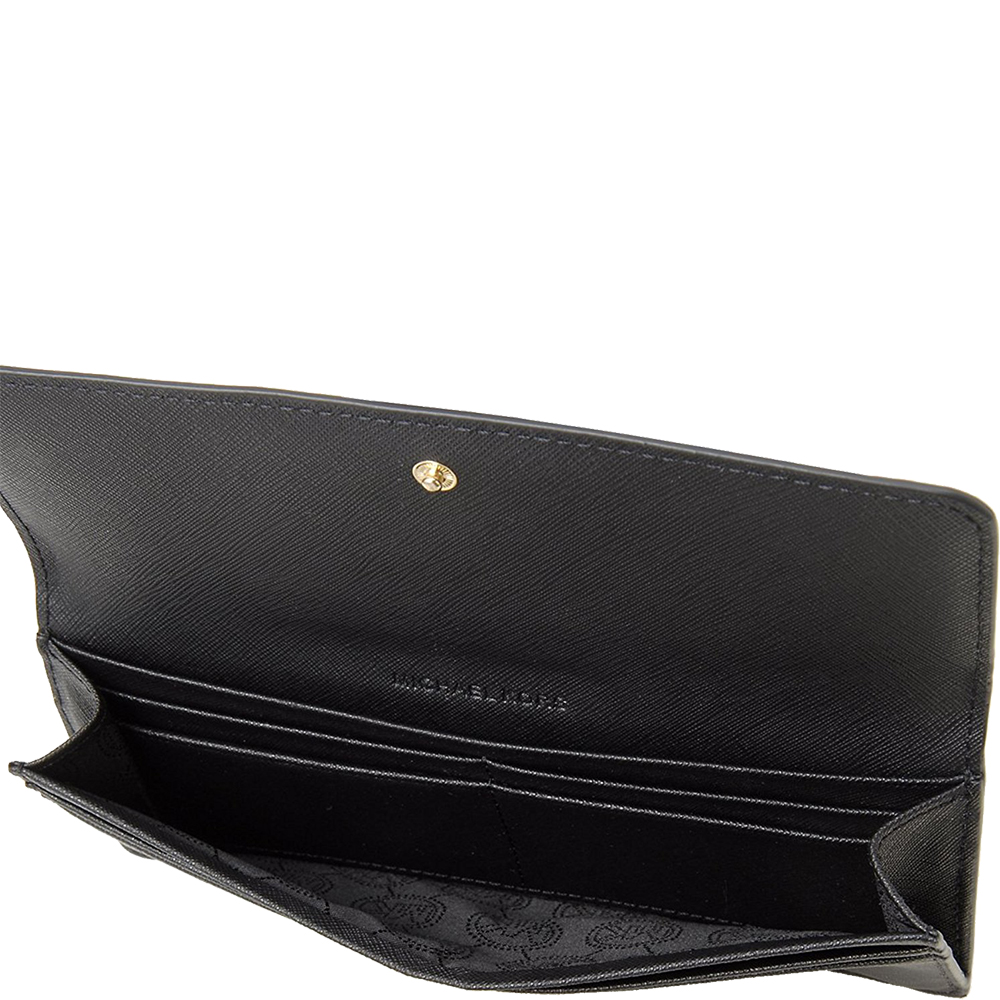 Jet Set Travel Slim Saffiano Leather Wallet