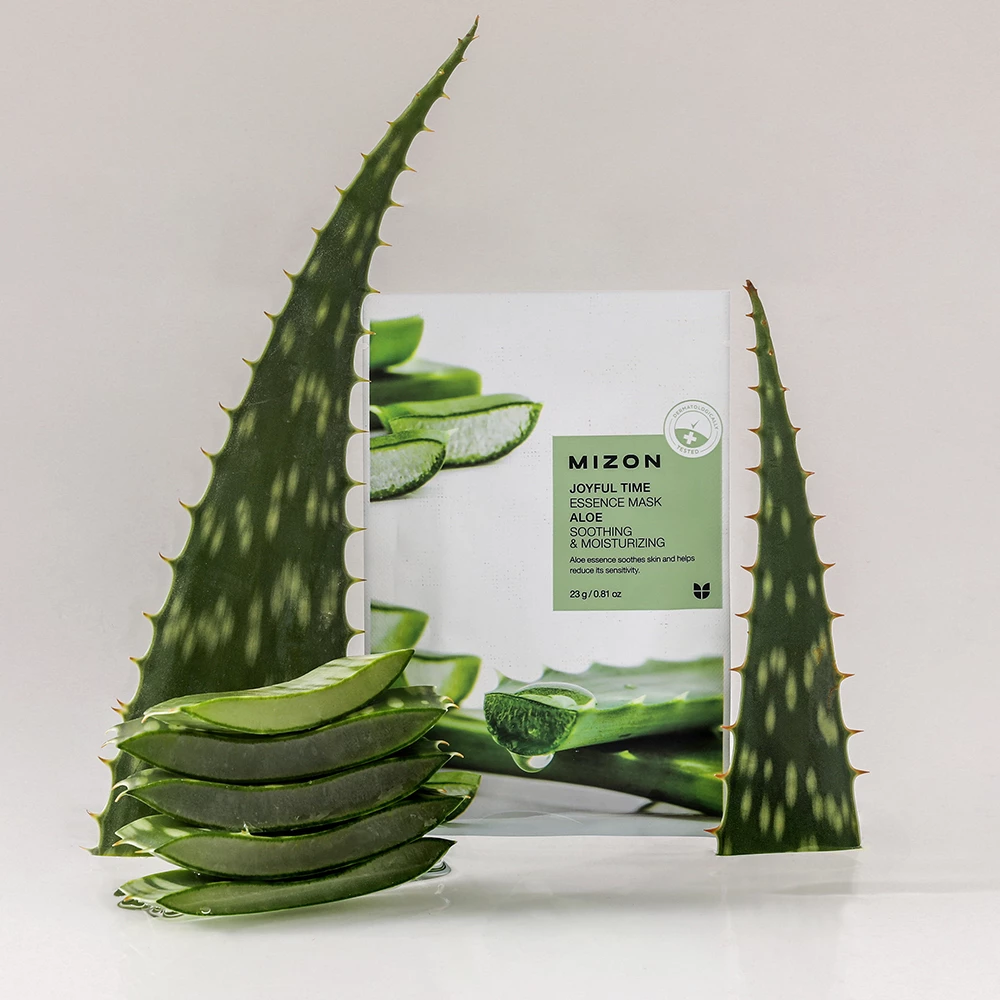 MIZON Joyful Time Essence Mask Aloe masca - hidratare si calmare, 23 gr