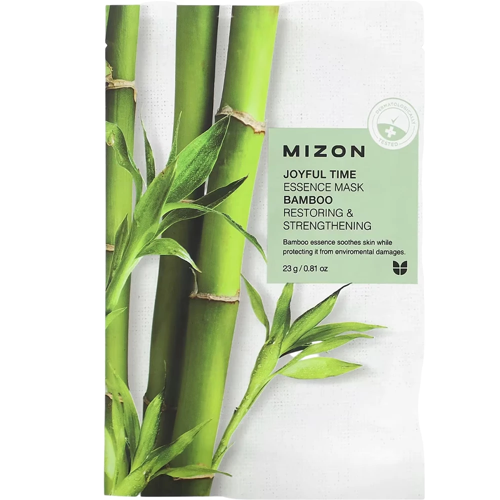 MIZON Joyful Time Essence Mask Bamboo Masca de fata - hidratare si elasticitate, 23 gr