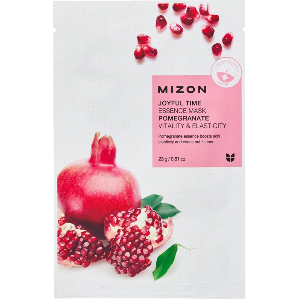 MIZON Joyful Time Essence Mask Pomegranate masca de fata - hidratare si luminozitate, 23 gr