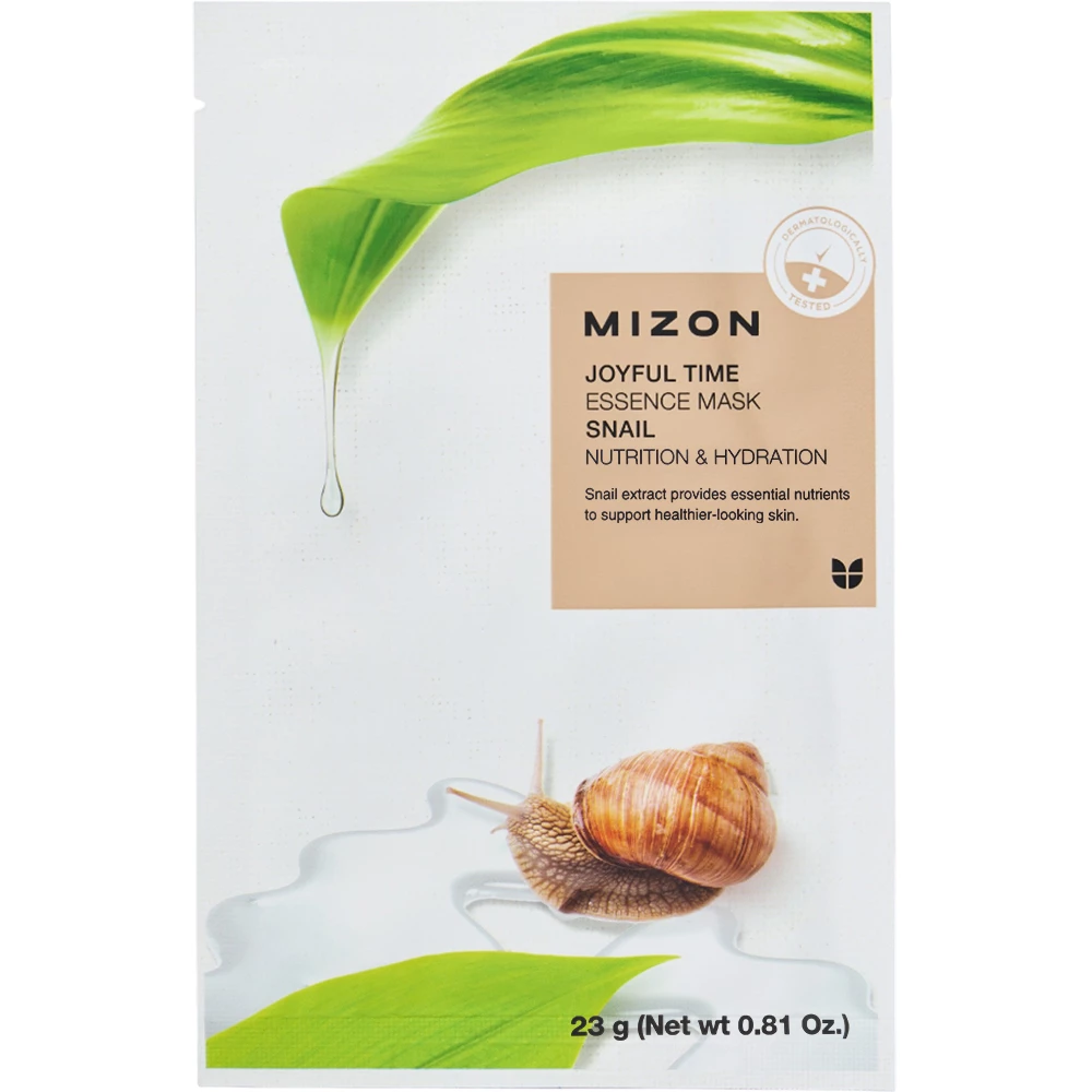 MIZON Joyful Time Essence Mask Snail masca de fata - hidratare si regenerare, 23 gr