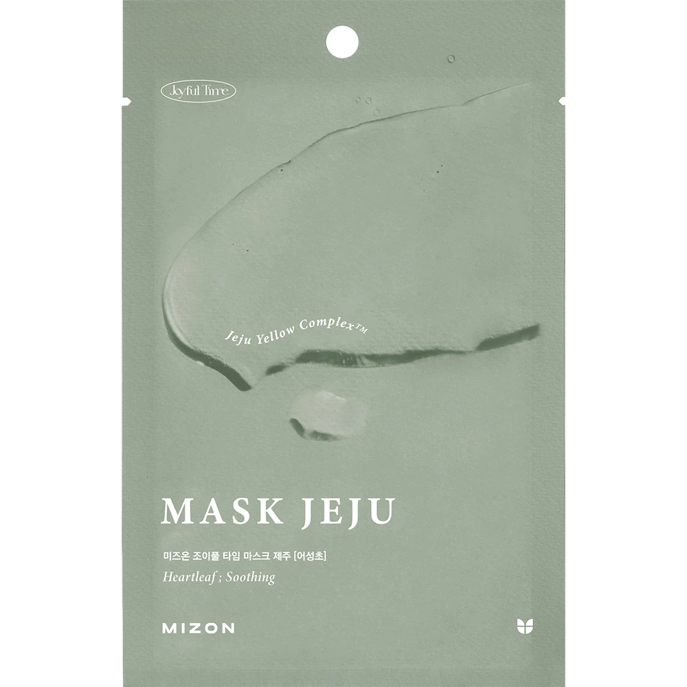 Mizon Joyful Time Masca de Fata Jeju Heartleaf - Hidratare Calmanta si Antioxidanta pentru Ten Sensibil, 23 gr
