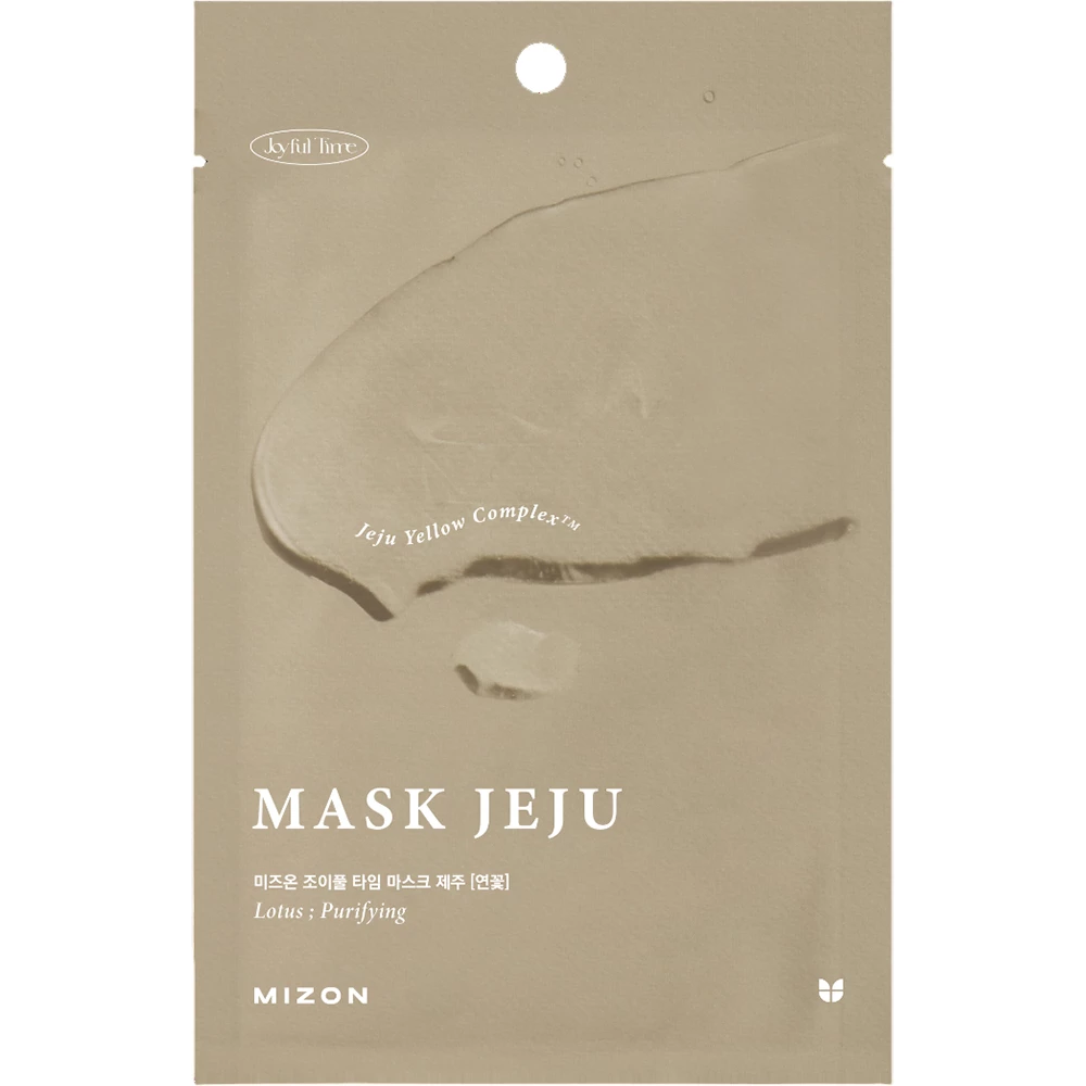MIZON Joyful Time Masca de fata cu extract de lotus Jeju - Luminozitate si Hidratare intensa, 23 gr