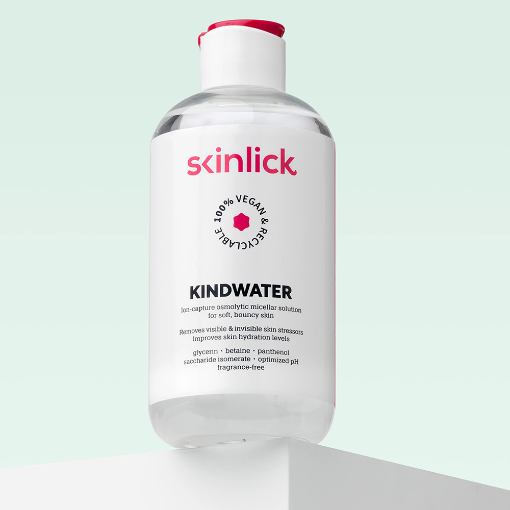SKINLICK Kindwater - apa micelara formulata cu glicerina si pantenol, care contribuie la hidratarea pielii si la metinerea confortului cutanat - 250 ml