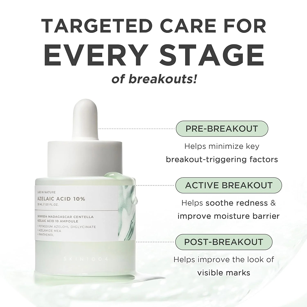 Lab In Nature Madagascar Centella Azelaic Acid 10 Ampoule Ser de fata 30 ml