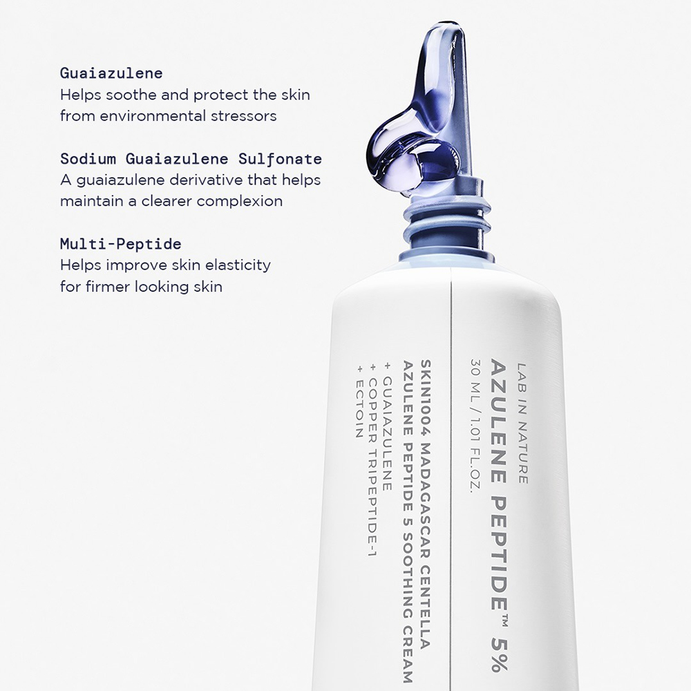 Lab In Nature Madagascar Centella Azulene Peptide 5 Soothing Cream Crema de fata 30 ml