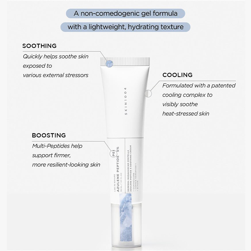 Lab In Nature Madagascar Centella Azulene Peptide 5 Soothing Cream Crema de fata 30 ml