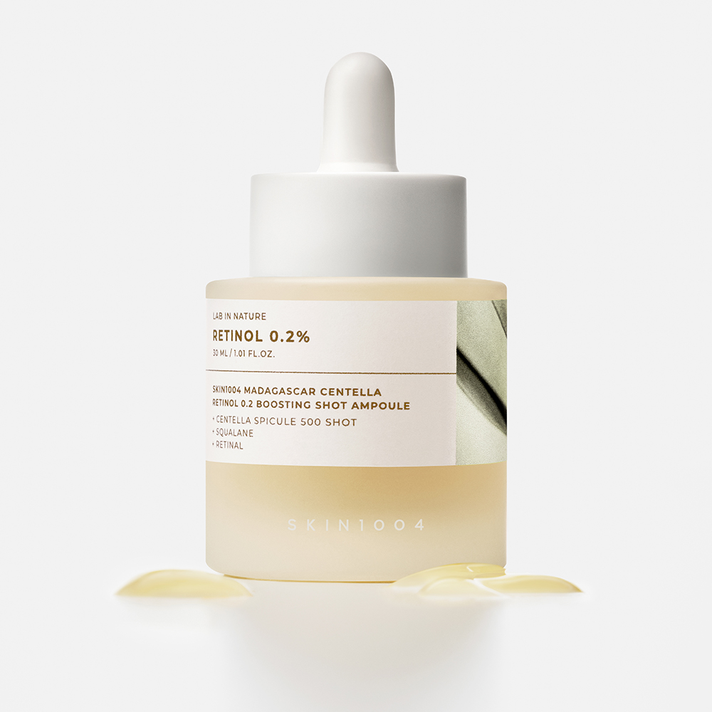 SKIN1004 Lab in Nature Madagascar Centella Retinol 0.2 Boosting Shot Ampoule Ser de fata - elasticitate si netezire, 30 ml