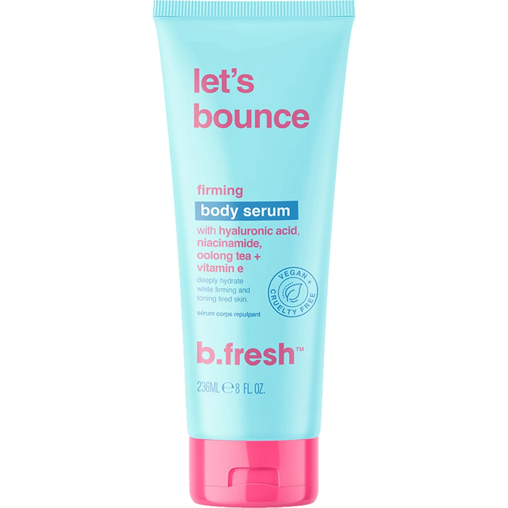 B.fresh Let's Bounce Ser pentru corp fermitate si hidratare - cu acid hialuronic si niacinamida, 236 ml