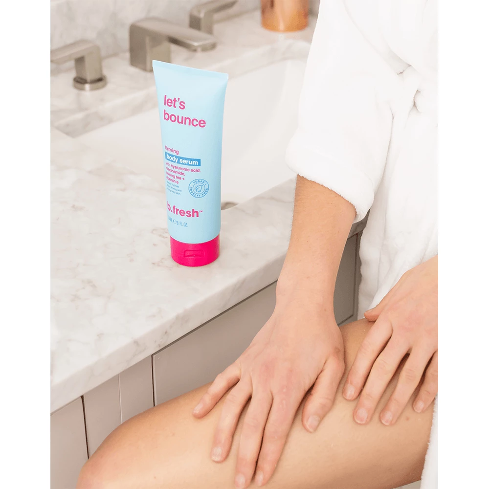 B.fresh Let's Bounce Ser pentru corp fermitate si hidratare - cu acid hialuronic si niacinamida, 236 ml