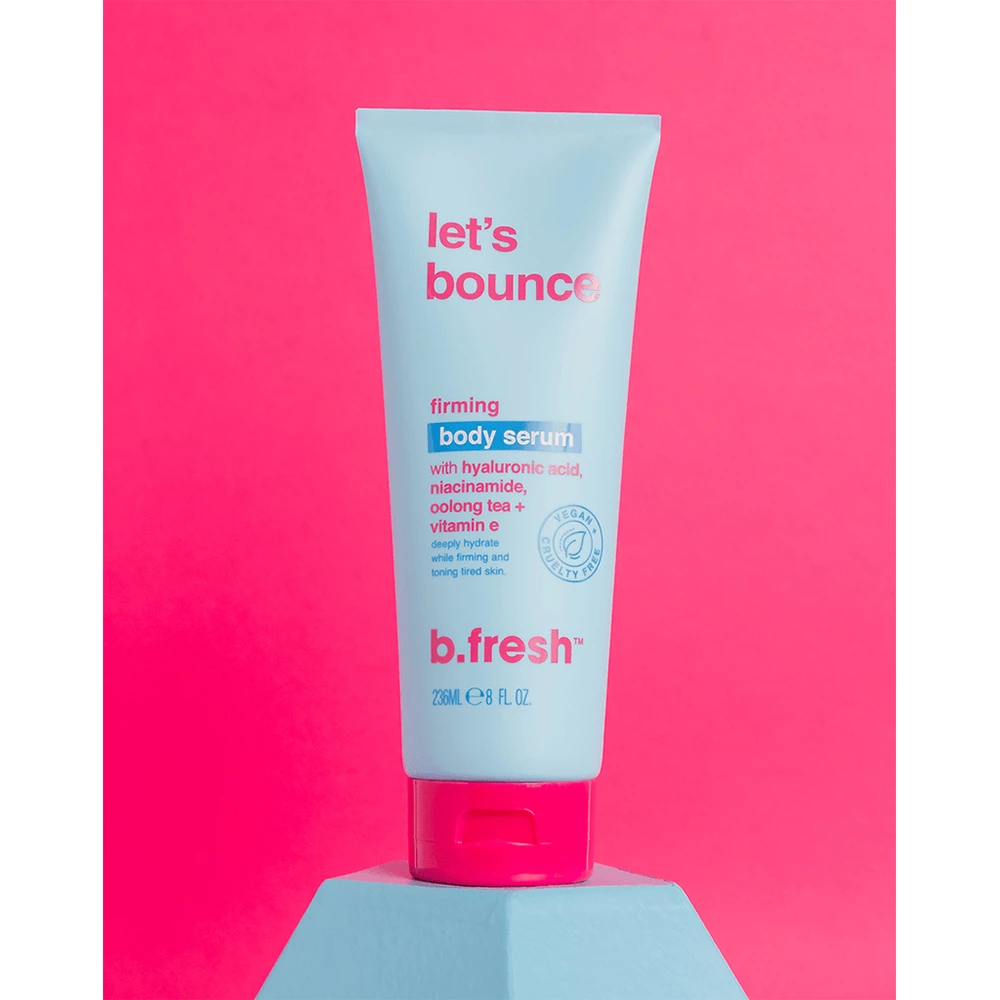 B.fresh Let's Bounce Ser pentru corp fermitate si hidratare - cu acid hialuronic si niacinamida, 236 ml