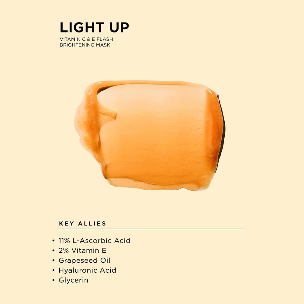 PSA Light Up Masca de fata cu Vitamina C - Iluminare si Hidratare Intensa, 50 ml