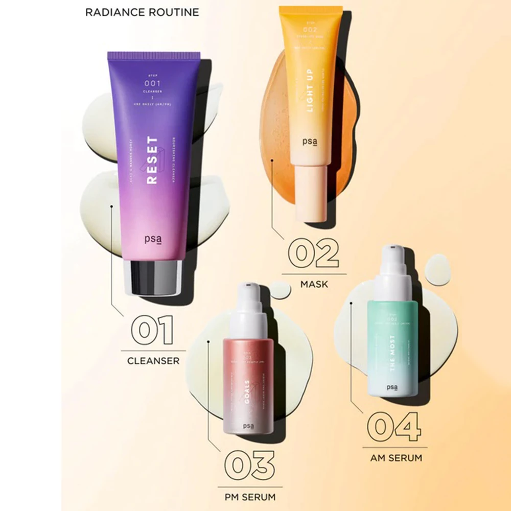 PSA Light Up Masca de fata cu Vitamina C - Iluminare si Hidratare Intensa, 50 ml