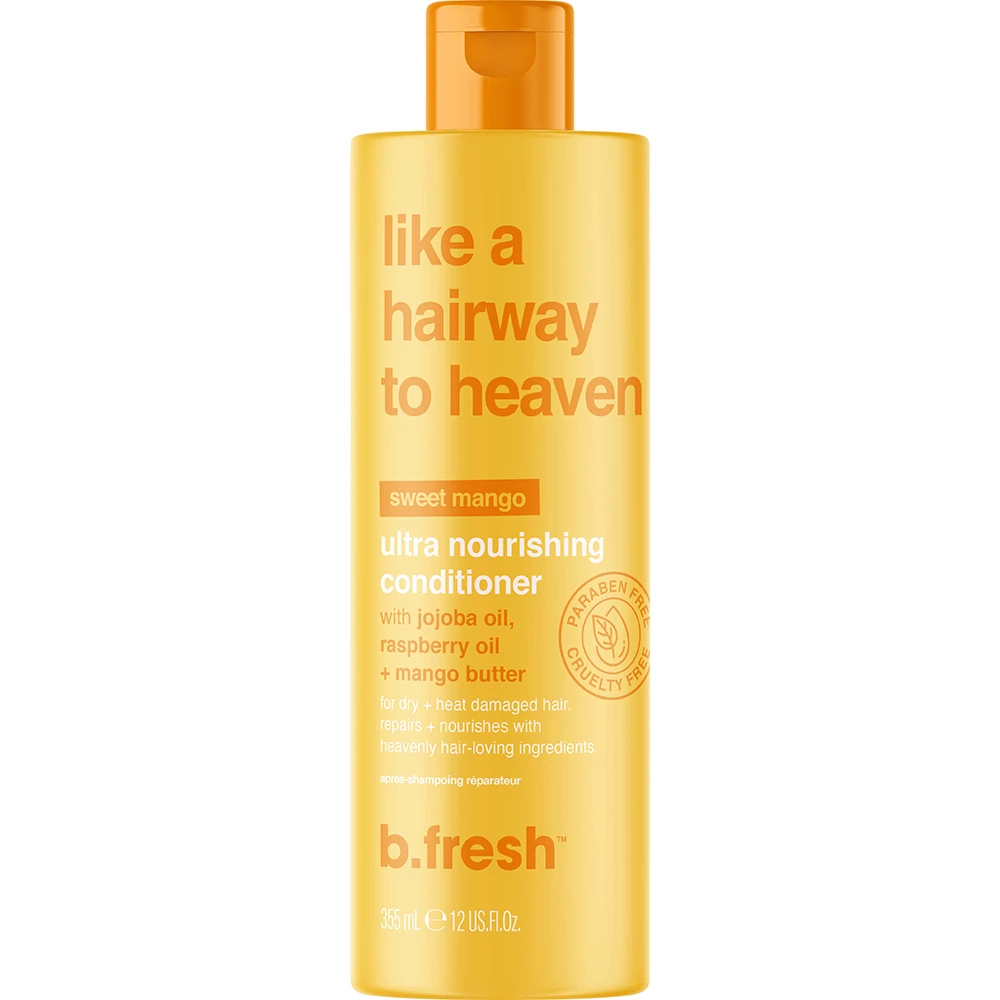 B.fresh Like a Hairway to Heaven Balsam hranitor reparare si hidratare - cu ulei de jojoba si unt de mango, 355 ml