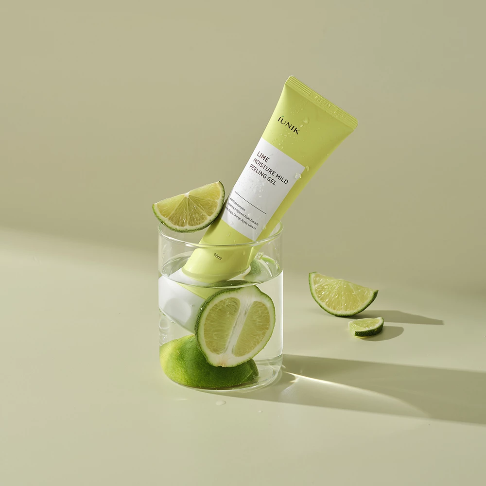 IUNIK Lime Exfoliant Gel exfoliant hidratant Lime - Curatare delicata si hidratare intensa, 90 ml