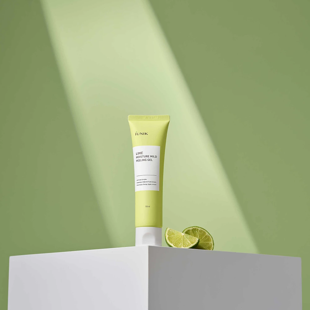IUNIK Lime Exfoliant Gel exfoliant hidratant Lime - Curatare delicata si hidratare intensa, 90 ml