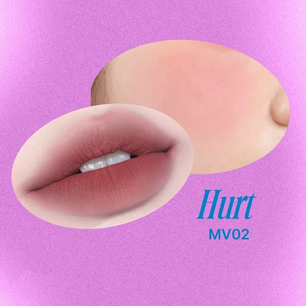 FWEE Lip & Cheek Blurry Pudding Fard Multifunctional MV02 Hurt Maro - efect matifiant si hidratare intensa, 5 gr