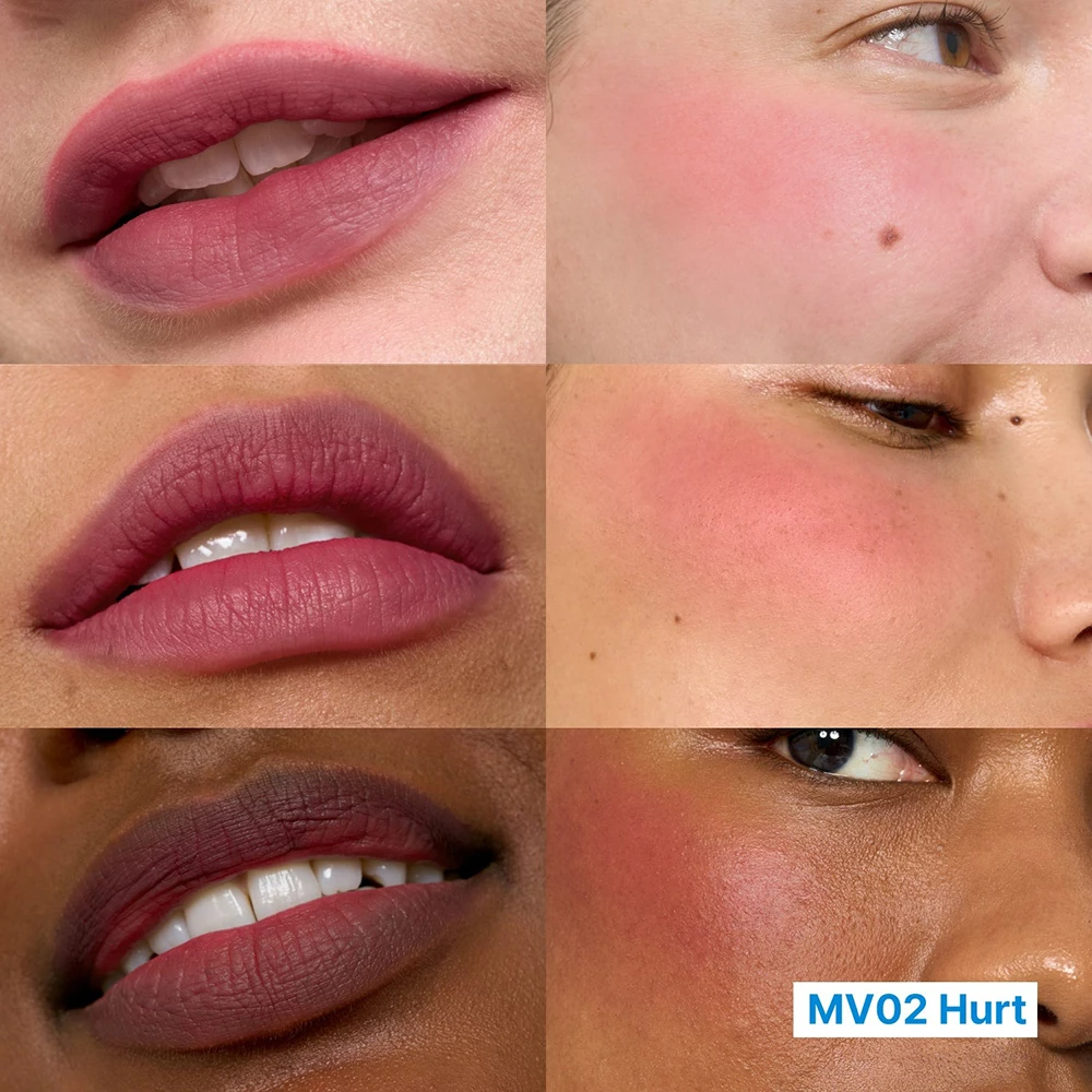 FWEE Lip & Cheek Blurry Pudding Fard Multifunctional MV02 Hurt Maro - efect matifiant si hidratare intensa, 5 gr