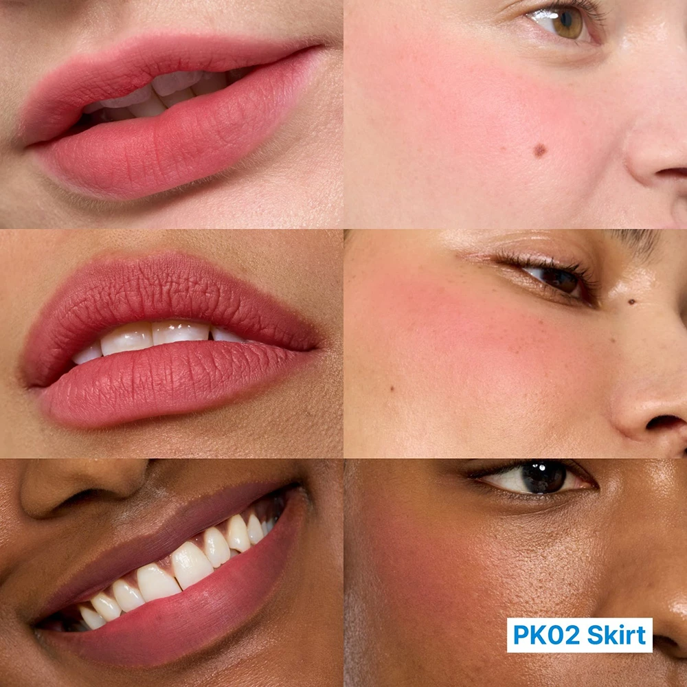 FWEE Lip and Cheek Blurry Pudding Pot Balsam Colorat PK02 Skirt - Efect Blurat Mat si Hidratant, 5gr
