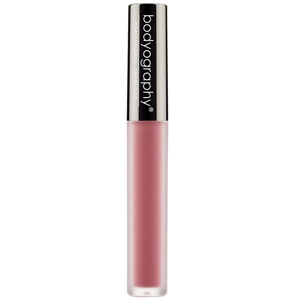 Bodyography Lip Lava – Ruj Lichid cu Finisaj Natural, Nuanța Au Naturel | Machiaj Profesional USA