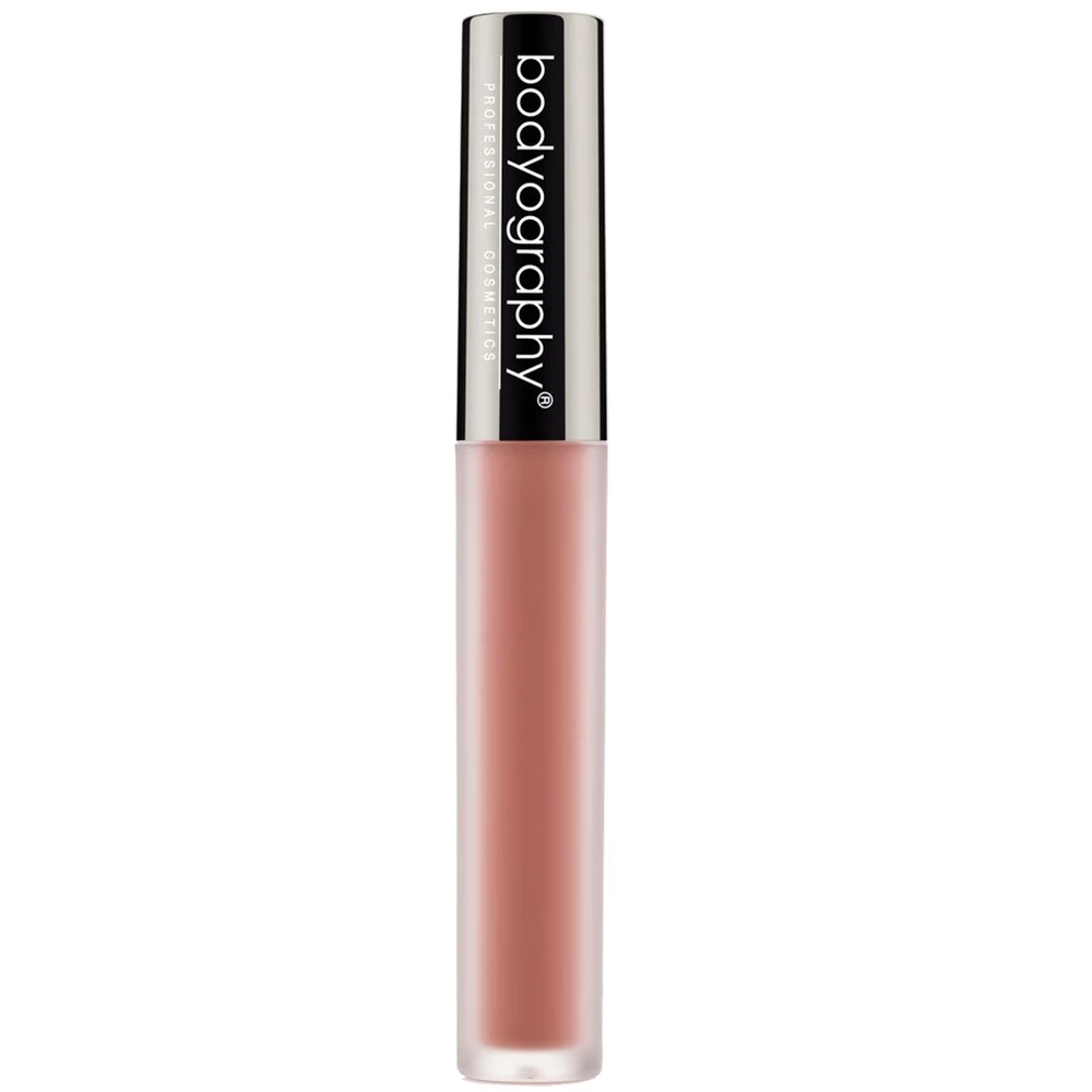 Bodyography Lip Lava – Ruj Lichid cu Finisaj Intens, Nuanța Exposed | Machiaj Profesional USA