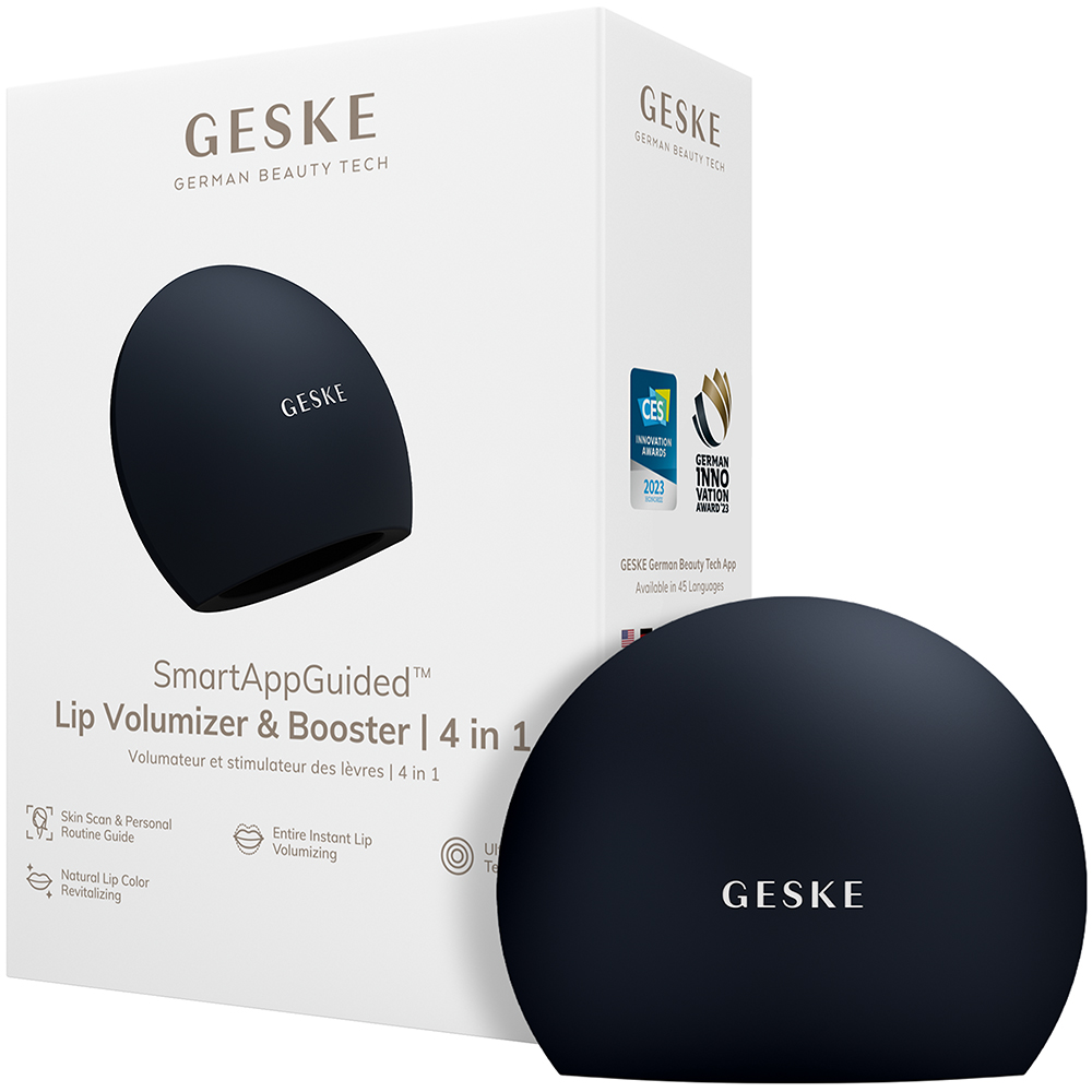 GESKE SmartAppGuided Lip Volumizer and Booster 4 in 1 Black - volumizare instantanee buze si revitalizare culoare naturala