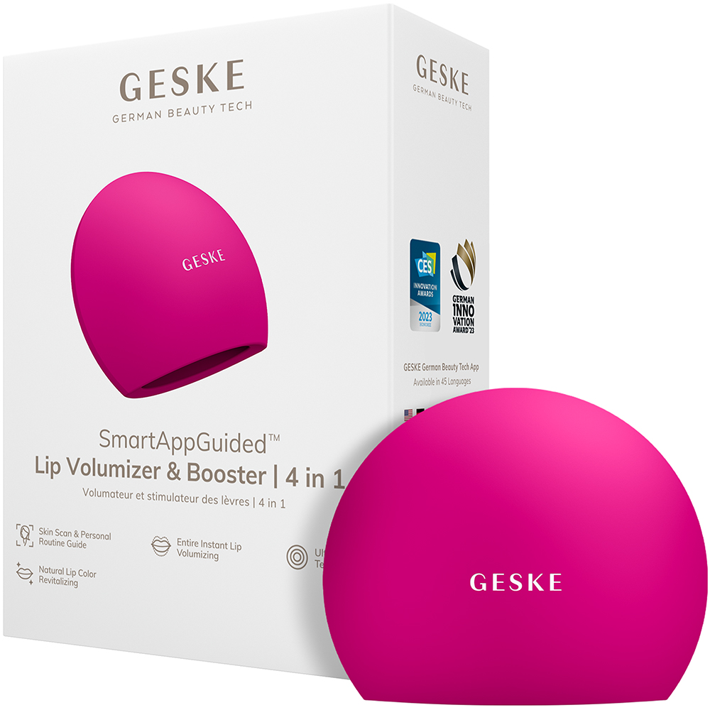 GESKE SmartAppGuided Lip Volumizer and Booster 4 in 1 Magenta - volumizare instantanee buze si revitalizare culoare naturala