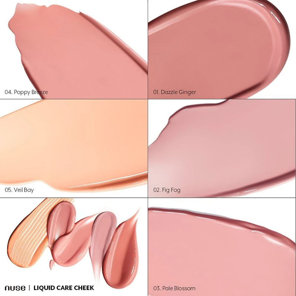 NUSE Liquid Care Cheek Fard de Obraz Lichid 01 Dazzle Ginger - Hidratare si Stralucire Naturala, 16 ml