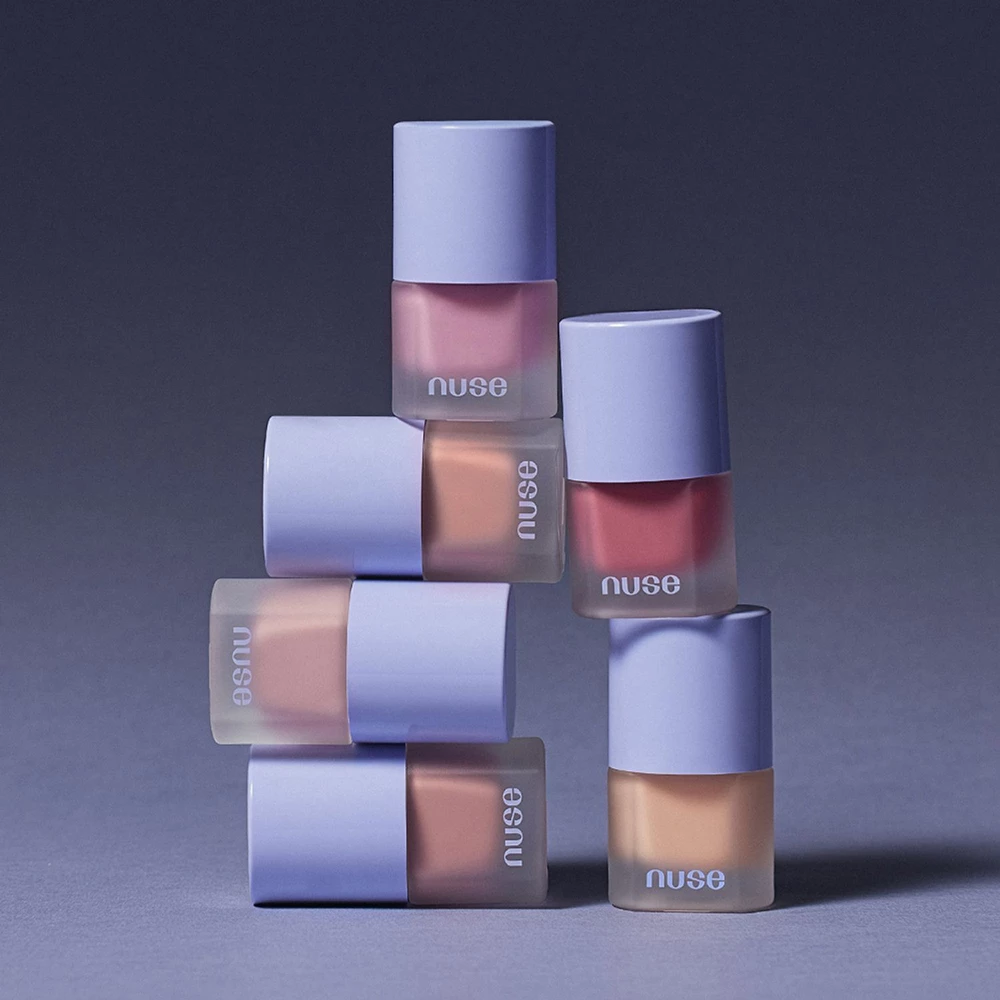 NUSE Liquid Care Cheek Fard de Obraz Lichid 02 Fig Fog - Luminozitate si Hidratare Intensa, 16 ml