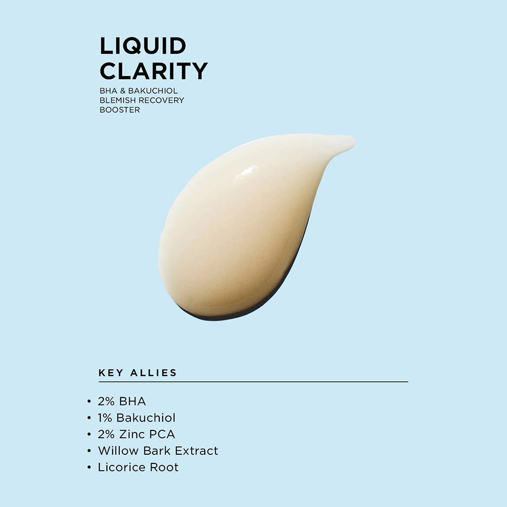 Liquid Clarity Ser pentru eliminarea imperfectiunilor cu 2% BHA si Bakuchiol 15 ml