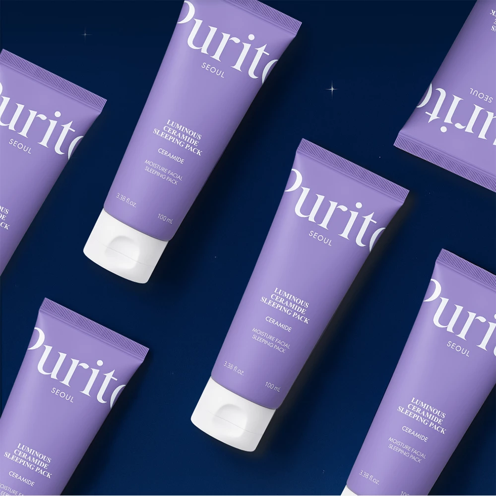 PURITO Luminous Ceramide Sleeping Pack Crema de fata - netezire si hidratare 100 ml