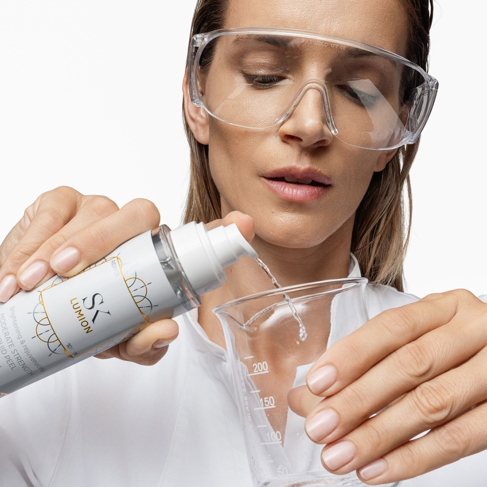 SKINTEGRA Lumion Toner Exfoliant pentru Fata - Iluminator si Anti-Imbatranire, 100 ml