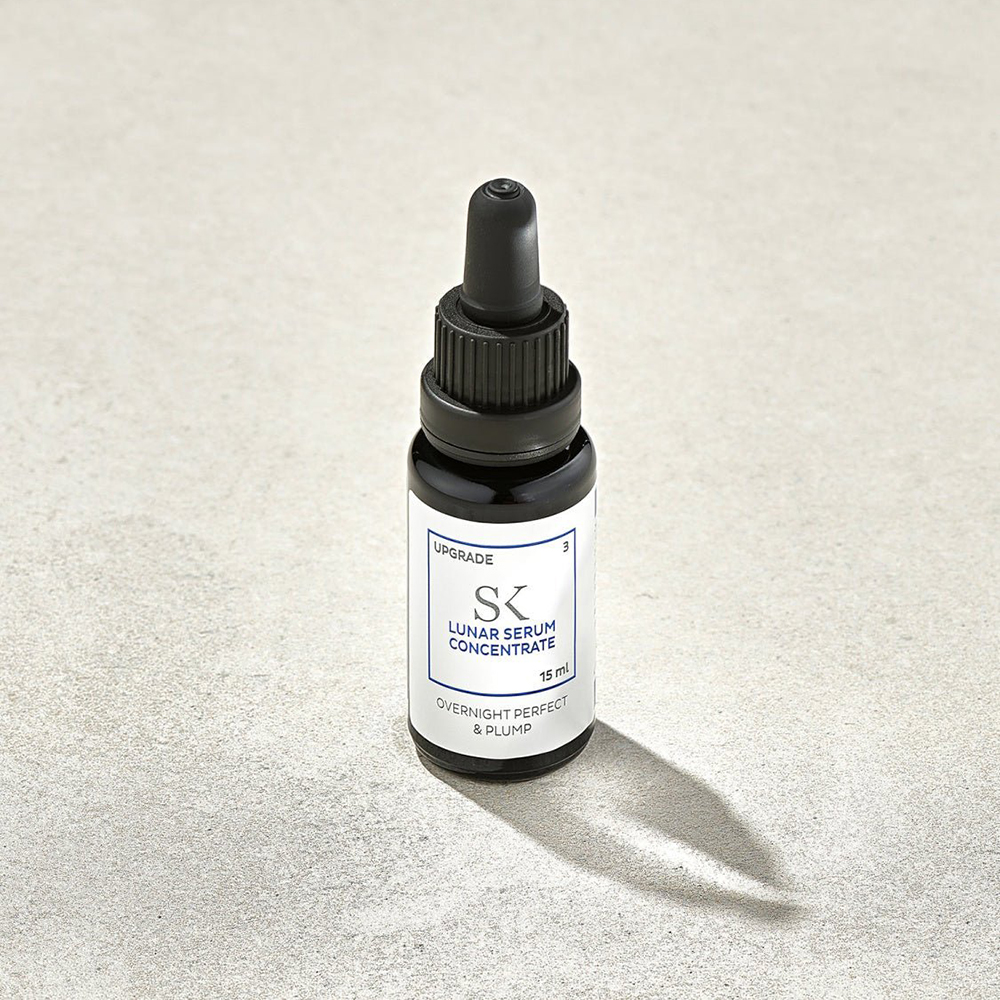 SKINTEGRA Lunar Serum - ser de fata formulat cu acid hialuronic si peptide, care contribuie la hidratarea pielii si la metinerea aspectului neted - 15 ml