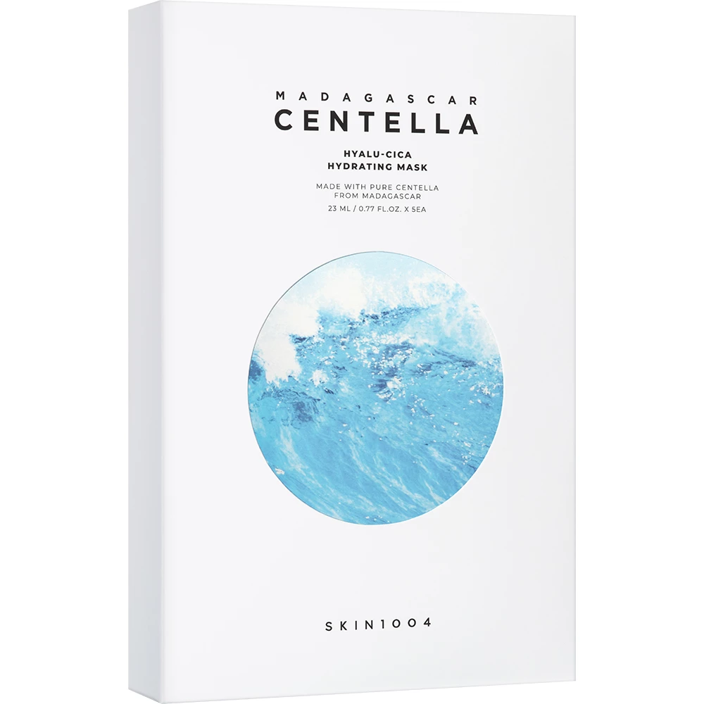 SKIN1004 Madagascar Centella Hyalu-Cica Hydrating Mask masca de fata - hidratare si elasticitate, 23 ml x 5  buc