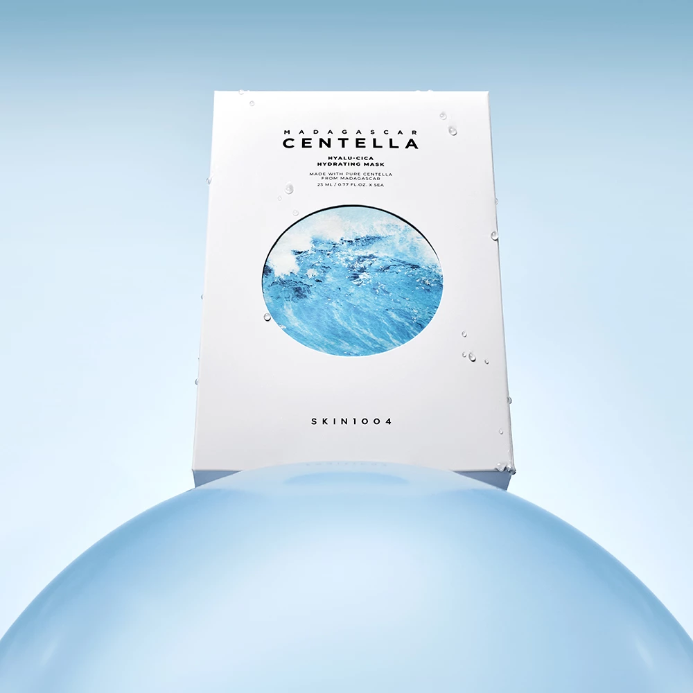 SKIN1004 Madagascar Centella Hyalu-Cica Hydrating Mask masca de fata - hidratare si elasticitate, 23 ml x 5  buc