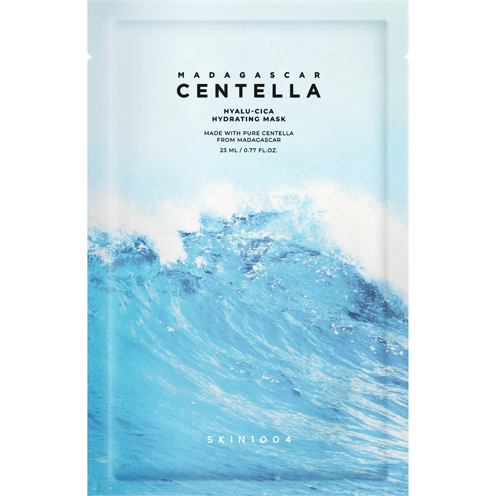 SKIN1004 Madagascar Centella Masca Hidratanta pentru Fata Hyalu-Cica - Hidratare Profunda si Calmanta pentru Ten Sensibil, 23 ml