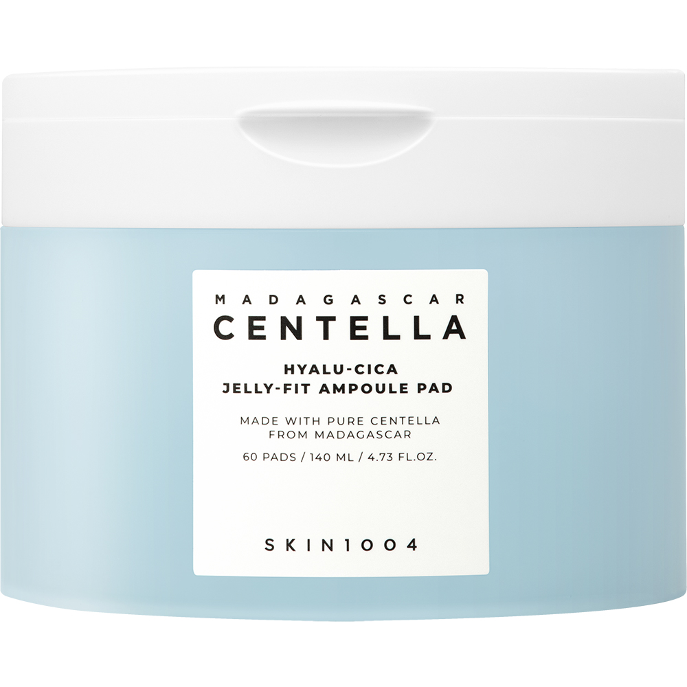 Madagascar Centella Hyalu-Cica Jelly-Fit Ampoule Pad Toner de fata dischete 60 buc