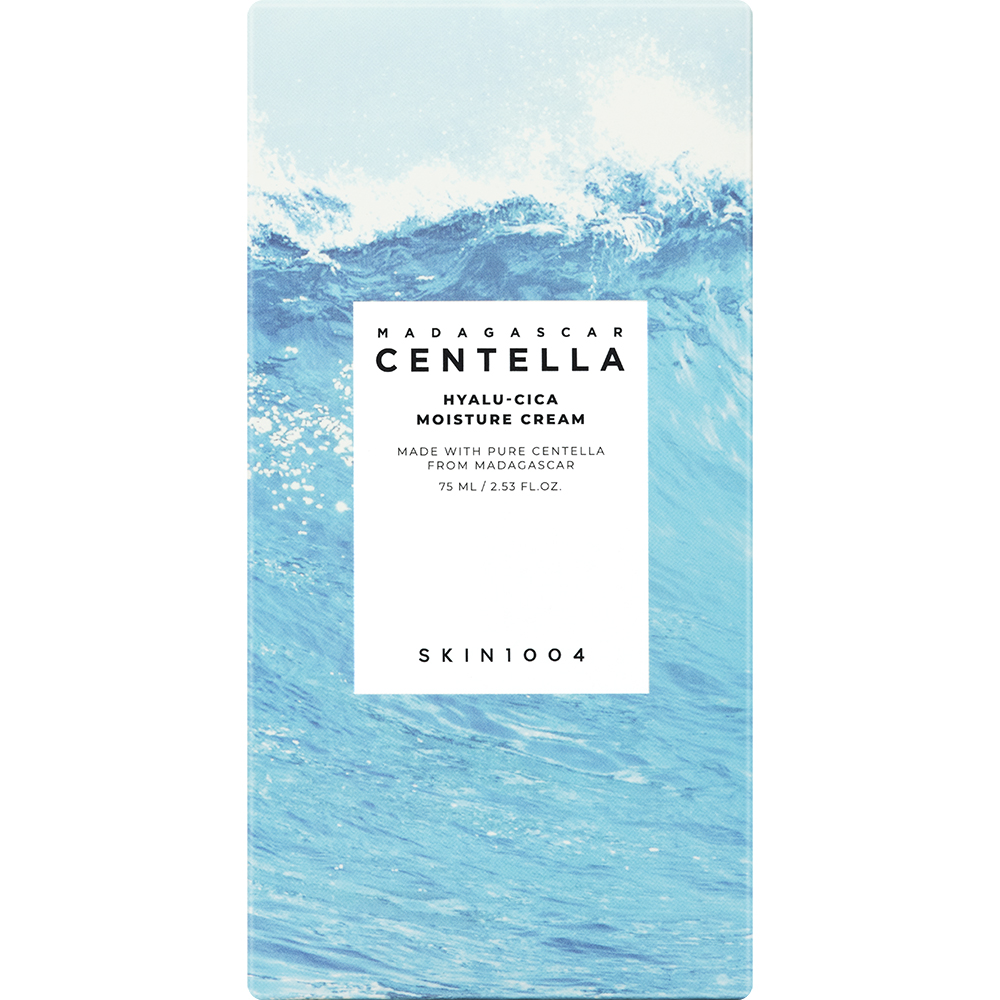 SKIN1004 Madagascar Centella Hyalu-Cica Moisture Cream - crema de fata formulata cu acid hialuronic si niacinamide, care contribuie la hidratarea pielii si la mentinerea confortului cutanat - 75 ml