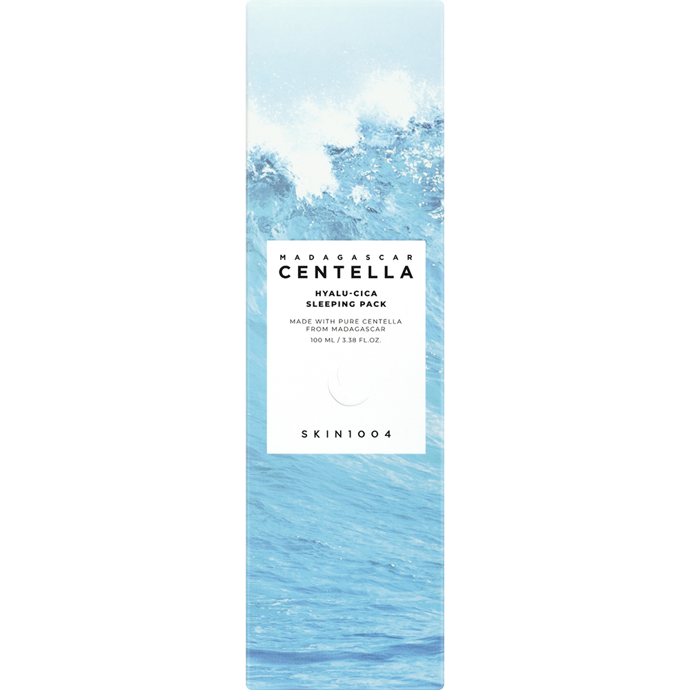 SKIN1004 Madagascar Centella Hyalu-Cica Sleeping Pack - masca de fata formulata cu acid hialuronic si Centella Asiatica, care contribuie la hidratarea pielii si la mentinerea confortului cutanat - 100 ml
