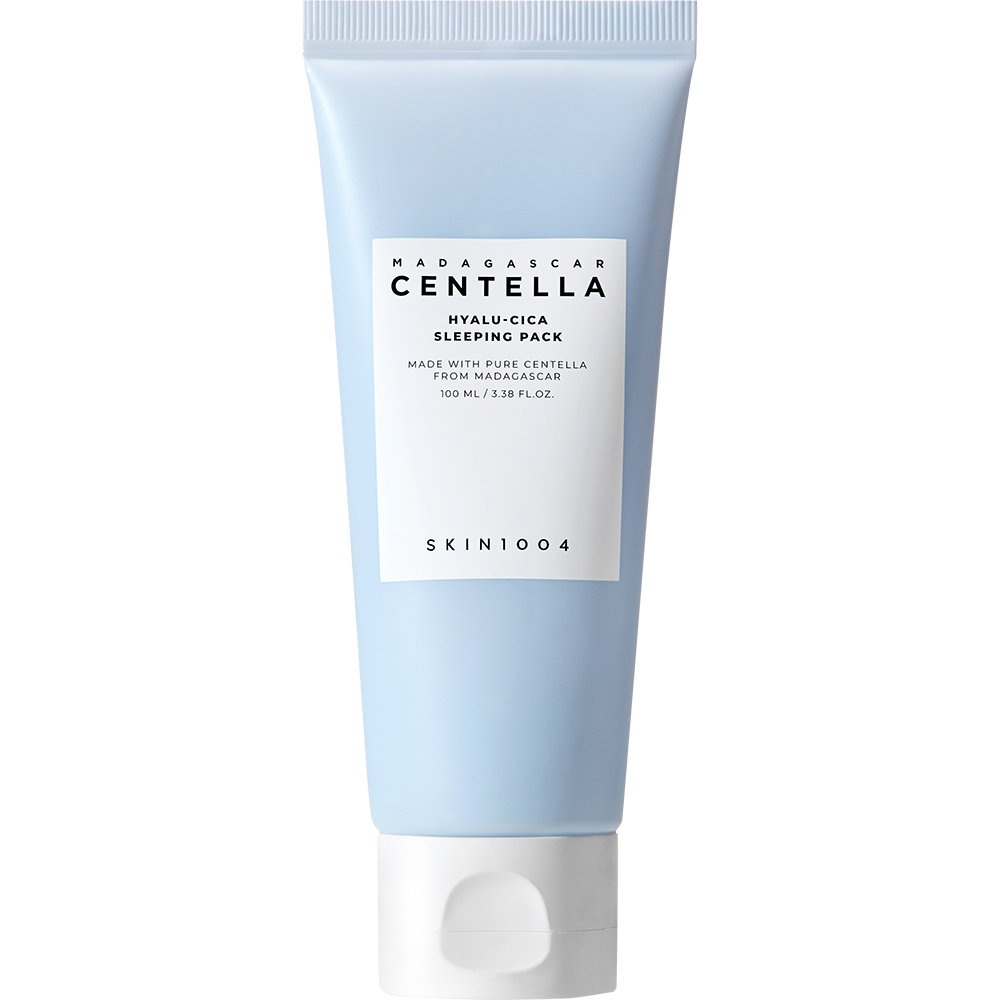 SKIN1004 Madagascar Centella Hyalu-Cica Sleeping Pack - masca de fata formulata cu acid hialuronic si Centella Asiatica, care contribuie la hidratarea pielii si la mentinerea confortului cutanat - 100 ml