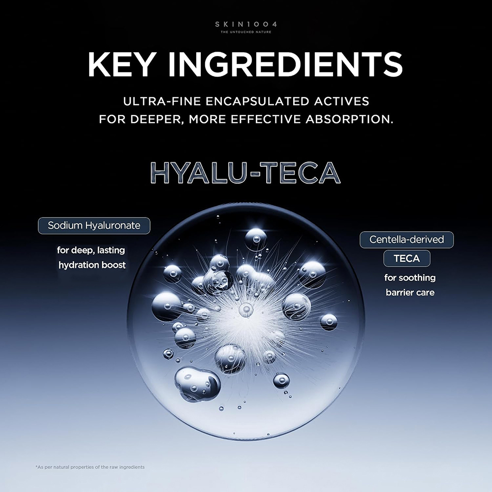 SKIN1004 Madagascar Centella Hyalu-Teca Plumping Ampoule, 50 ml - Ser de fata formulat cu hialuronat de sodiu si Centella Asiatica, care contribuie la hidratarea pielii si la metinerea confortului pielii